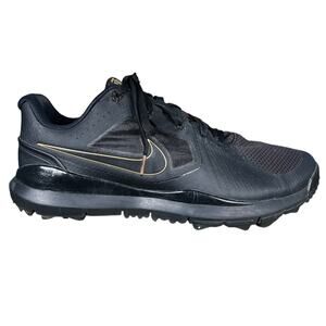 Nike Men’s Tiger Woods TW14 Limited Edition Black & Gold Golf Shoe Size US 13